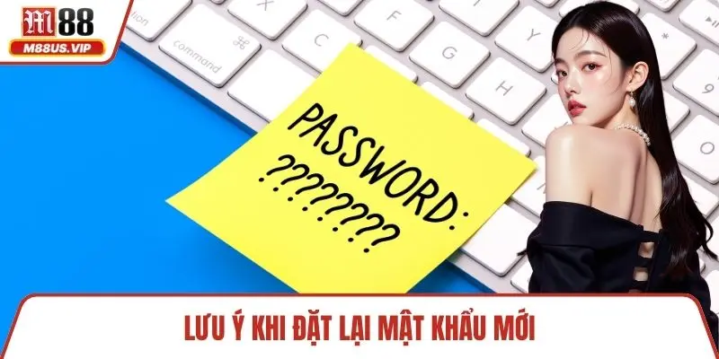 Lưu ý khi đặt lại mật khẩu mới